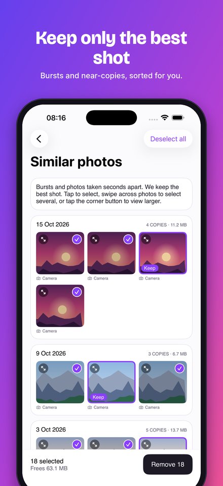 Diskfinch on iPhone, screenshot 3