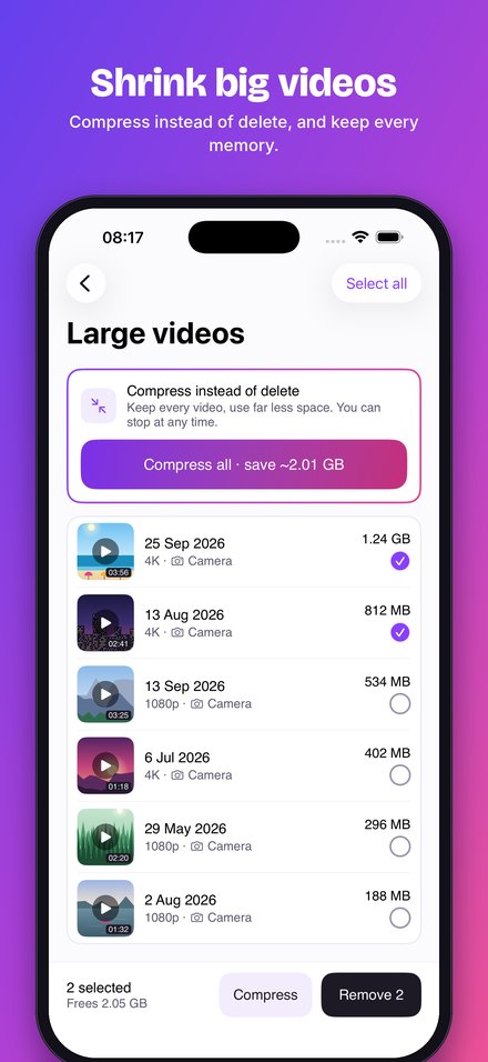 Diskfinch on iPhone, screenshot 4
