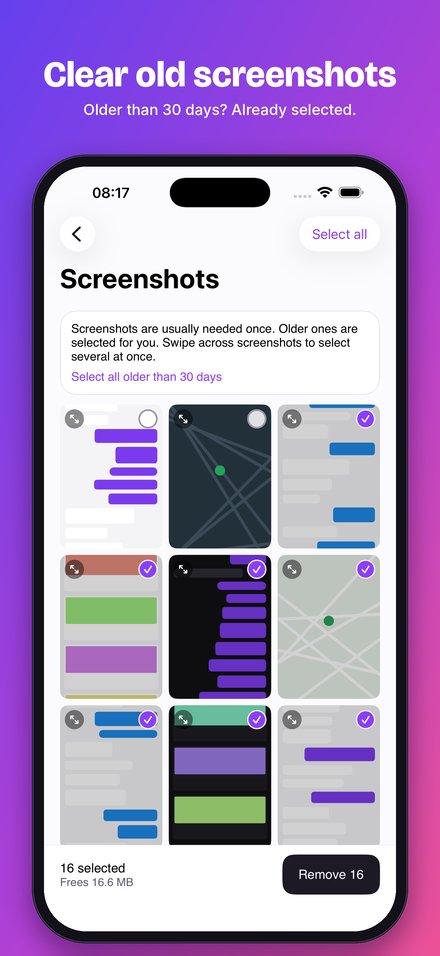 Diskfinch on iPhone, screenshot 5